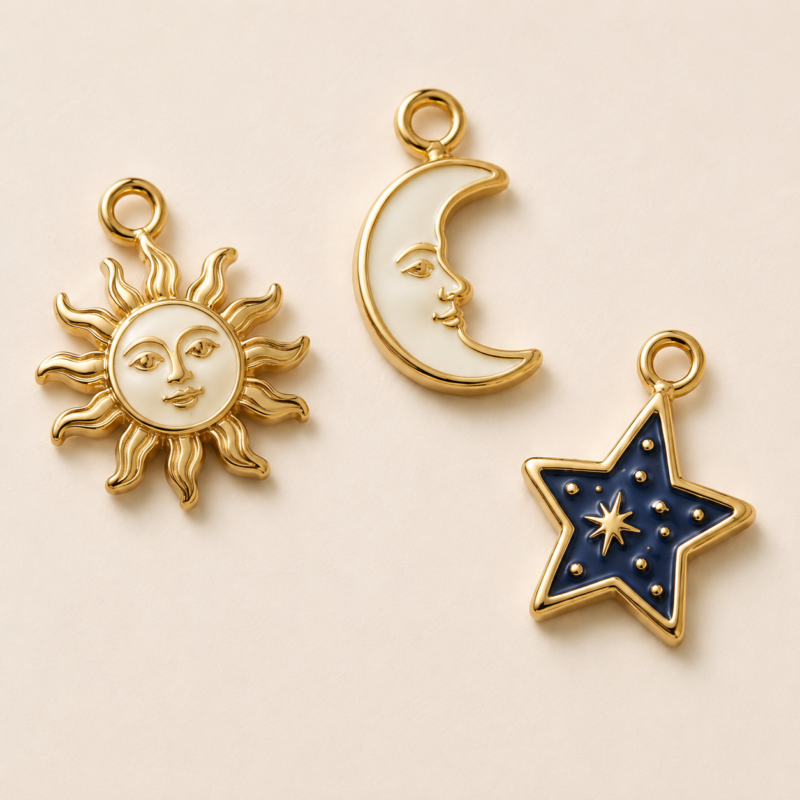 Celestial Charm Pack – Sun, Moon & Stars from Zivanno