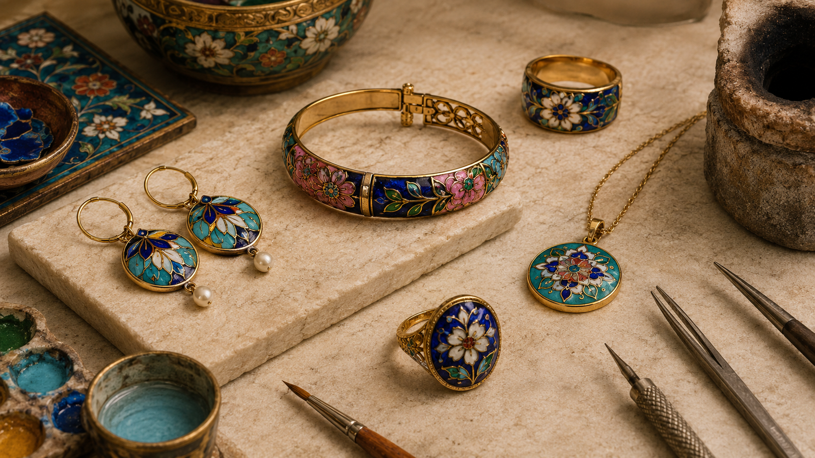 What Is Enamel Jewellery? The Colourful Craft With a 3,000-Year History - Zivanno