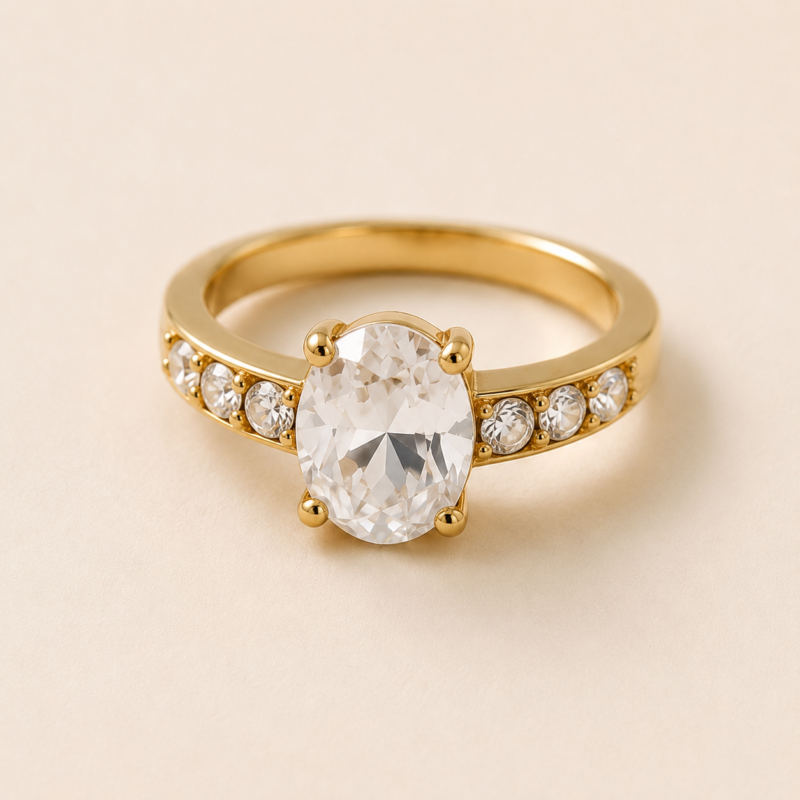 Crystal Statement Ring from Zivanno