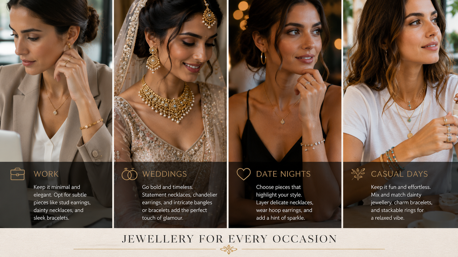 Jewellery for Every Occasion: What to Wear to Work, Weddings, Date Nights, and Casual Days - Zivanno
