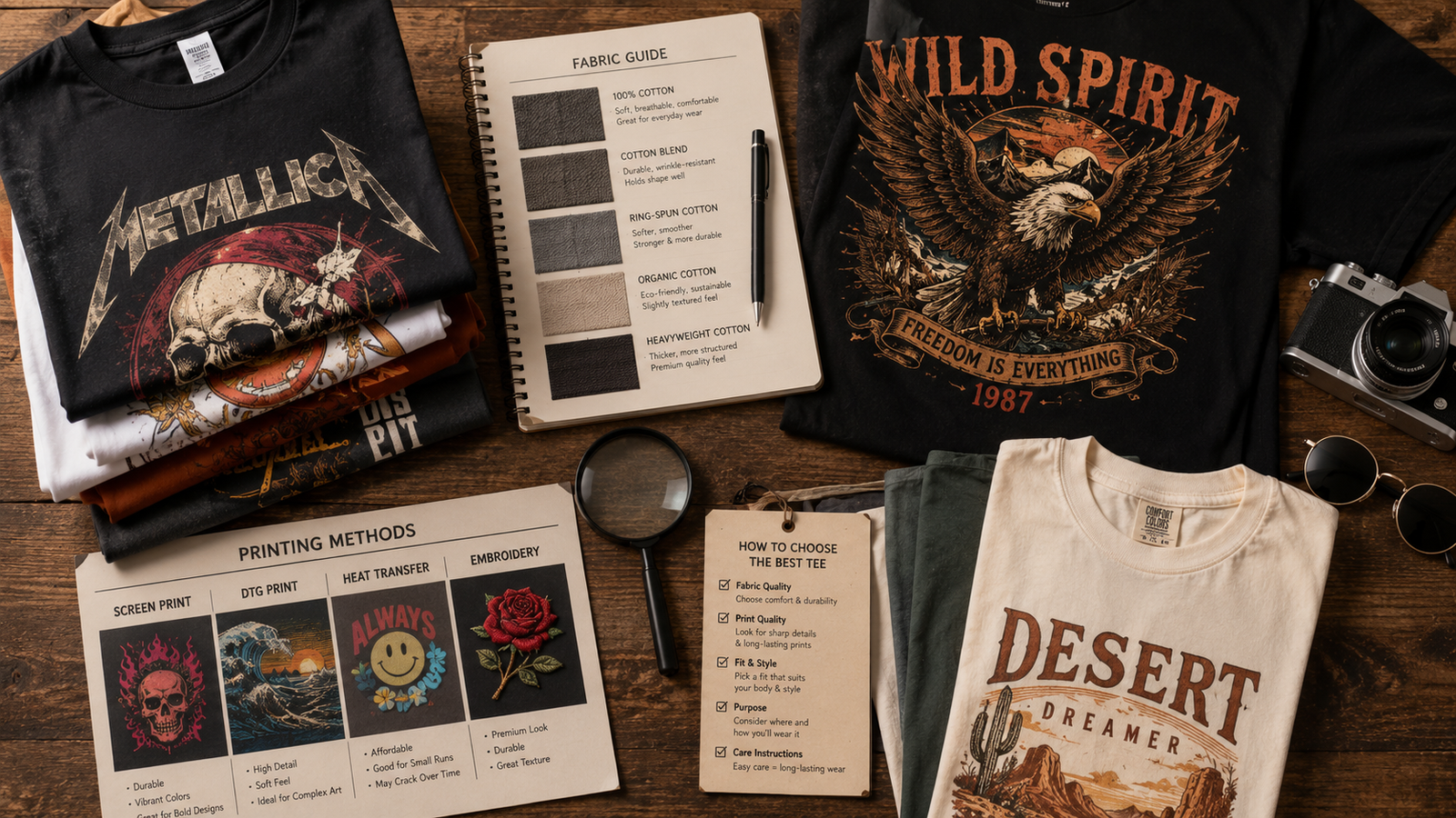 The Complete Guide to Graphic T-Shirts: Fabric, Print Quality, and How to Choose the Best Tee - Zivanno