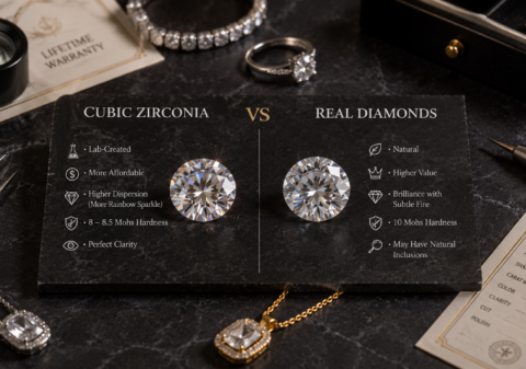 Cubic Zirconia vs Real Diamonds: The Truth About Crystal Jewellery - Zivanno